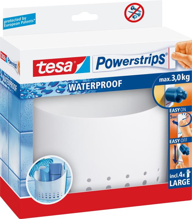 Actual product image tesa Powerstrips Basket (23 x 10 x 22 cm)