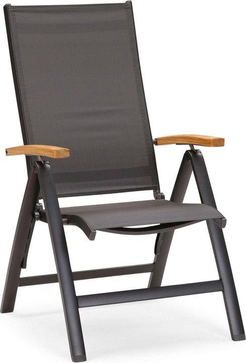 Image du produit Best Fauteuil pliant Cavalese anthracite/teck