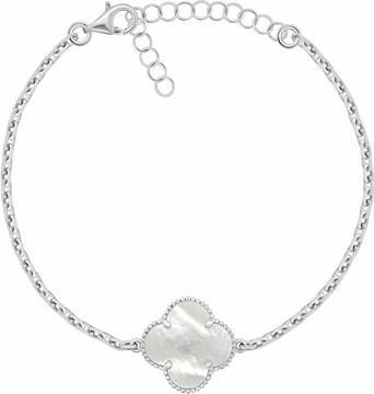 Brilio Silver - Charming silver luck bracelet BRC194W