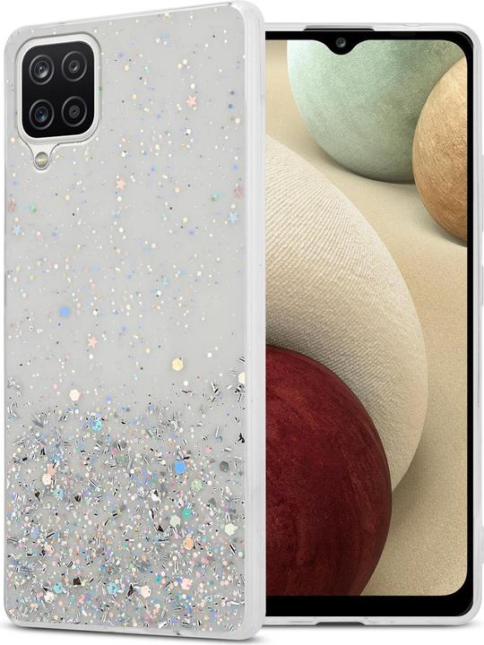 Transparent with glitter