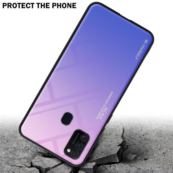 Actual product image Cadorabo TPU 2 colors glass cover (Samsung Galaxy M30s, Samsung Galaxy M21)