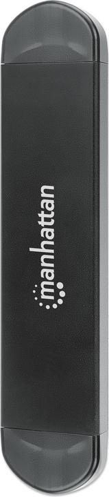Actual product image Manhattan M.2 NVMe and SATA SSD USB hard drive enclosure (M.2 2230)