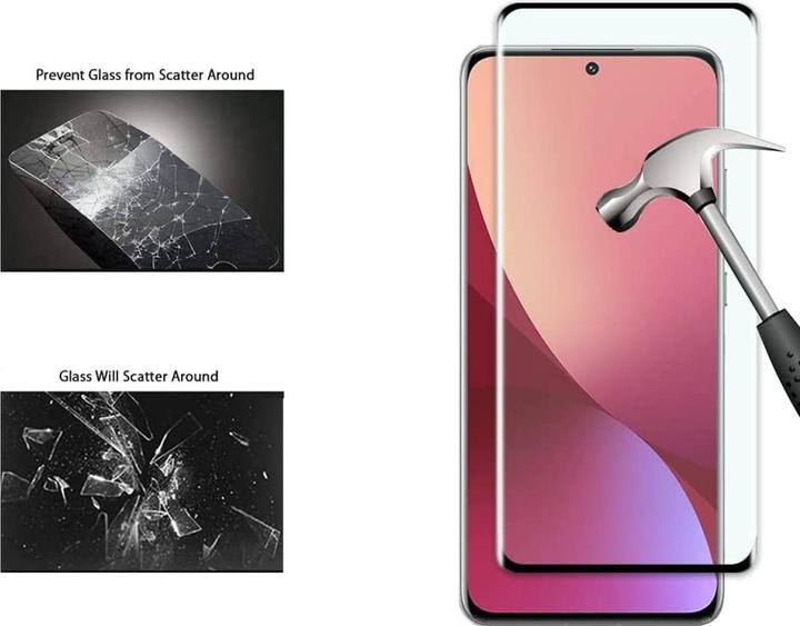 Produktbild Screenguard Xiaomi 12 Full Screen Panzerglas Schutzfolie 2.5D 9H (1 Stück, Xiaomi 12)