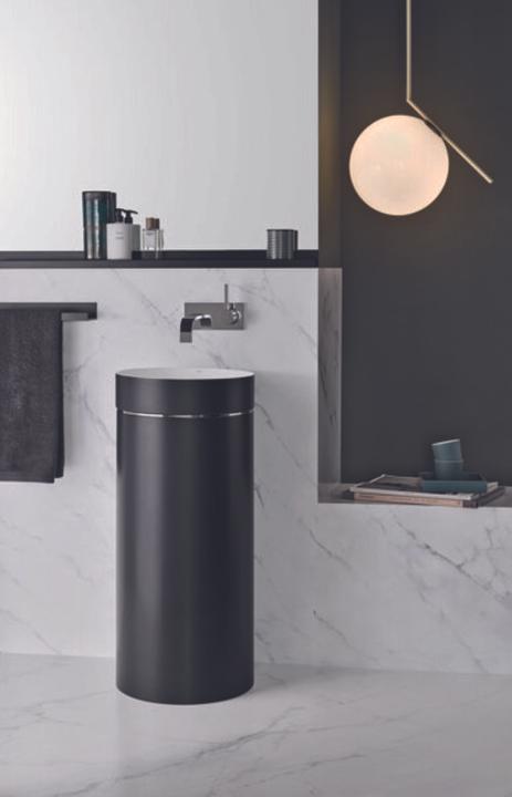 Actual product image Alape washbasin WT.RX400.KE, round diameter 40.0cm, 4506500000 (442 mm, 500 mm)