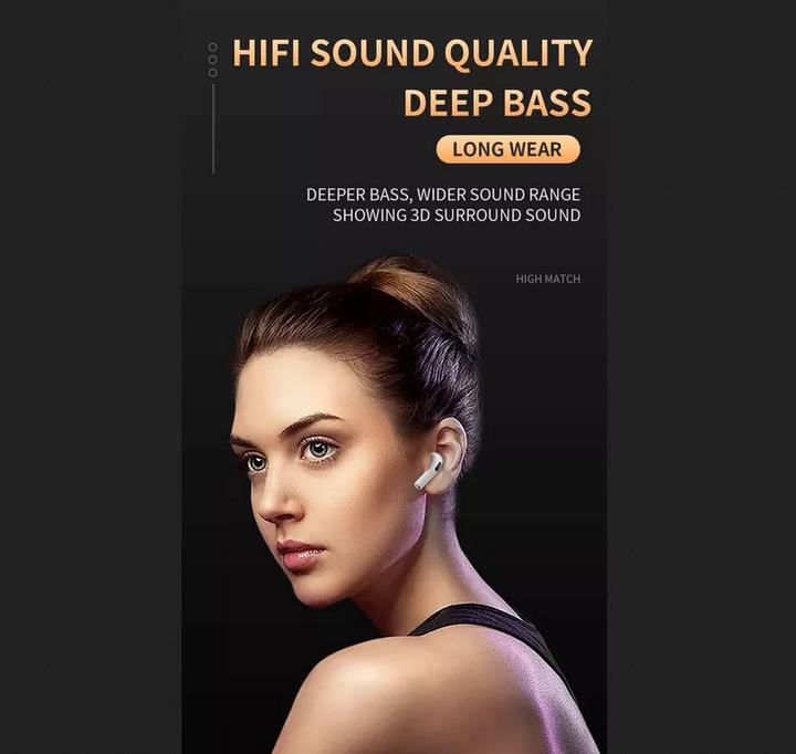Produktbild PhoneLook Bluetooth 5.0 Kopfhörer Pro 6 Super Bass wireless Earbuds rundes Design Mintgrün (4 h, Kabellos)