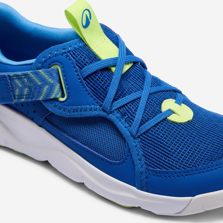 Produktbild Decathlon Turnschuhe Kinder Klettverschluss - Playful Summer blau/gelb (36)