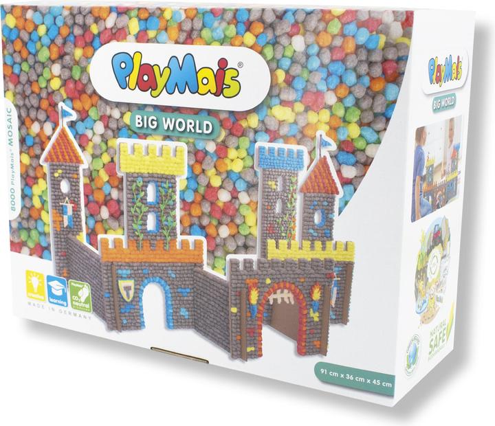 Immagine prodotto Magni PlayMais® MOSAICO GRANDE CASTELLO MONDIALE - Set di artigianato per bambini dai 3 anni in su Gioco