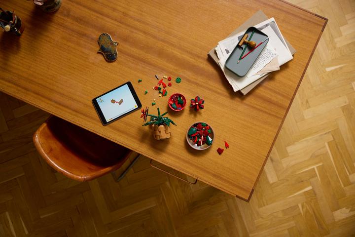 Actual product image LEGO Poinsettia (10370, LEGO Icons)