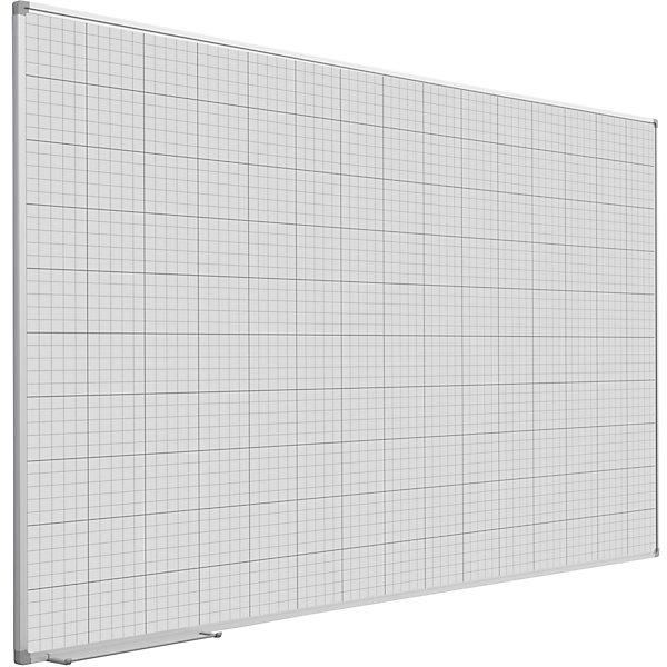 Actual product image eurokraft basic Grid board, painted white, WxH 1500 x 1000 mm, 20 x 20 / 100 x 100 mm grid. (1500 x 1000 mm)