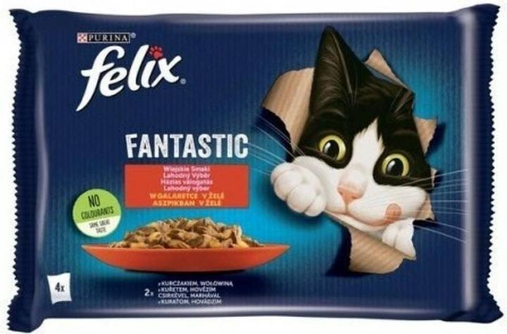 Produktbild Felix 7613039778074 Katzen-Dosenfutter (Adult, 4 Stk., 340 g)