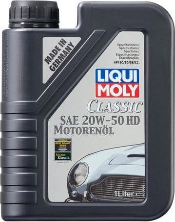 Actual product image Liqui Moly Classic Engine Oil SAE 20W-50 HD (1 l, SAE 20W-50)