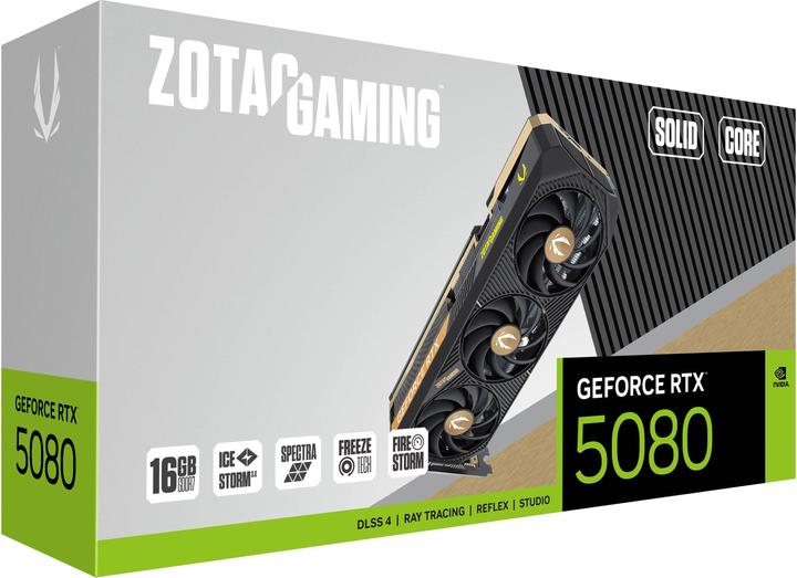 Actual product image Zotac GeForce RTX 5080 Solid CORE (16 GB)