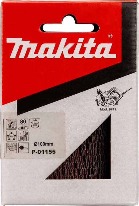 Produktbild Makita Lamellenschleifer Korn 80 (80)