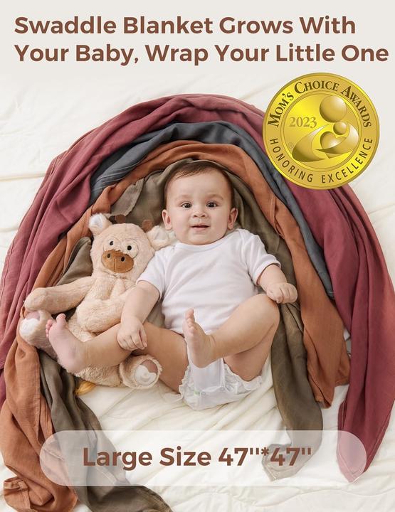 Image du produit Momcozy Couverture Swaddle (120 cm, 120 cm)
