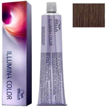 Actual product image Wella Vopsea permanenta Illumina Colour 6/76, Blond Inchis Maro Violet, 60ml (Blond Inchis Maro Violet, 6/76)