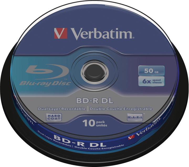 Produktbild Verbatim Bd-R dl (10 x)