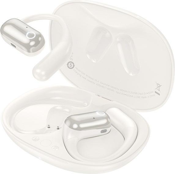 Image du produit Hoco EA6 Kabelloses Headset mit offenem Ohr Konnektivität/Musik Bluetooth Weiss (6 h, Sans fil)
