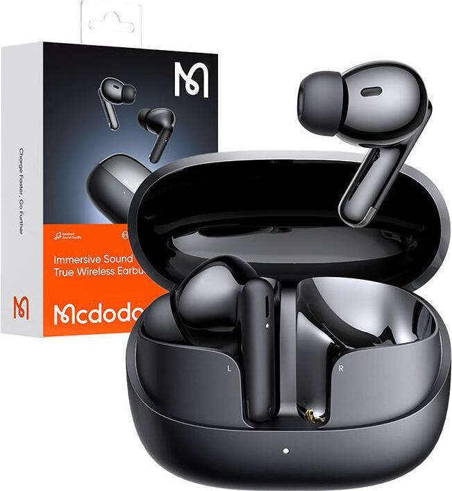 Actual product image Mcdodo HP-0041 in-ear headphones (black) (6 h, Cable)