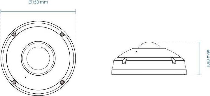 Image du produit Vivotek FE9391-EHV-v2(IO CABLE) Caméra IP 12MPx TN