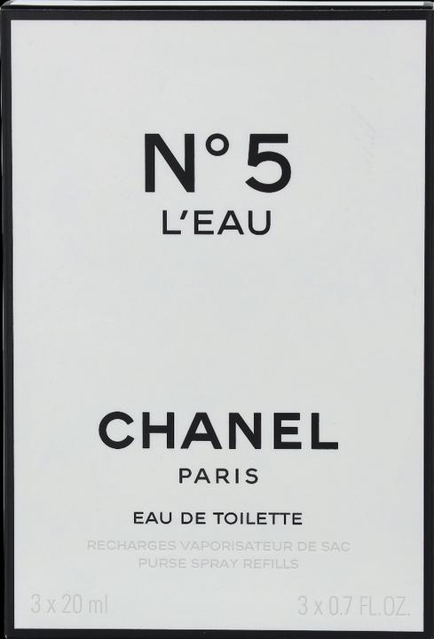 Image du produit Chanel L'Eau Set 3 Recharges (Eau de toilette, 600 ml)