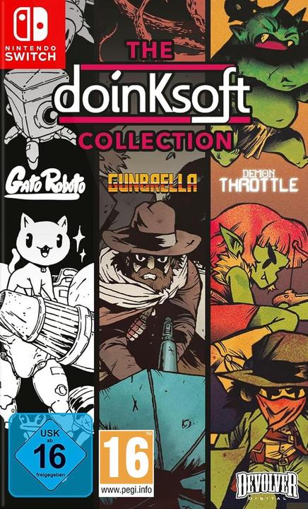 Actual product image Devolver The Doinksoft Collection (Switch, Switch Lite, Switch OLED, DE)