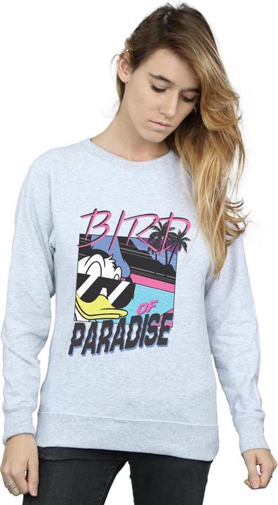 Actual product image Disney Womens/Ladies Donald Duck Bird Of Paradise Sweatshirt (S)