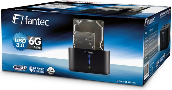 Produktbild Fantec DS-X2U3-Alu (2.5", 3.5")