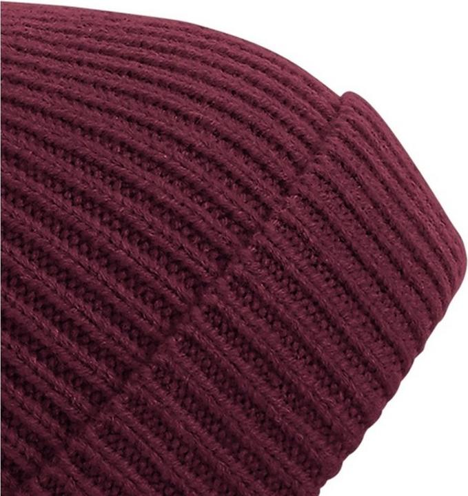 Produktbild Beechfield Engineered Ripp StrickBommelmütze (One Size)