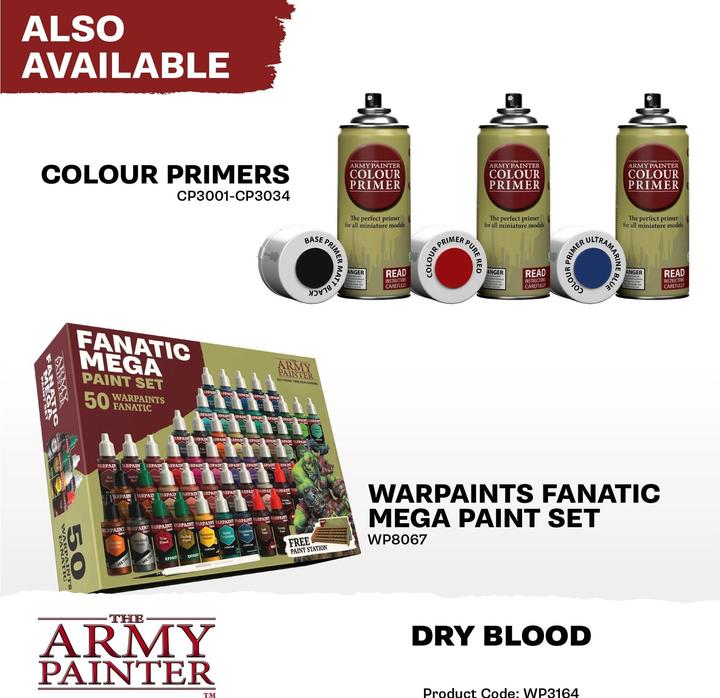 Actual product image The Army Painter Colour Warpaints Fanatic Effects: Dry Blood 18 ml