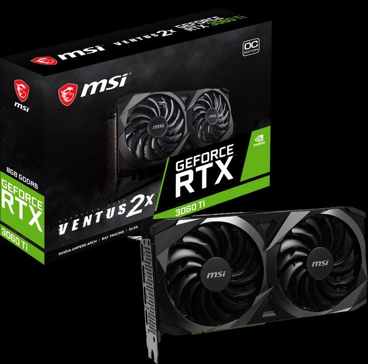 Image du produit MSI GeForce RTX 3060 Ti VENTUS 2X OC (8 Go)