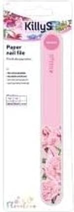 Actual product image KillyS Floralove Paper Nail File Paper File Straight Pink 180/240