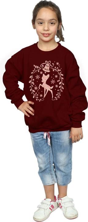 Immagine prodotto Disney Bambi Christmas Wreath Felpa Ragazze (140, 146)