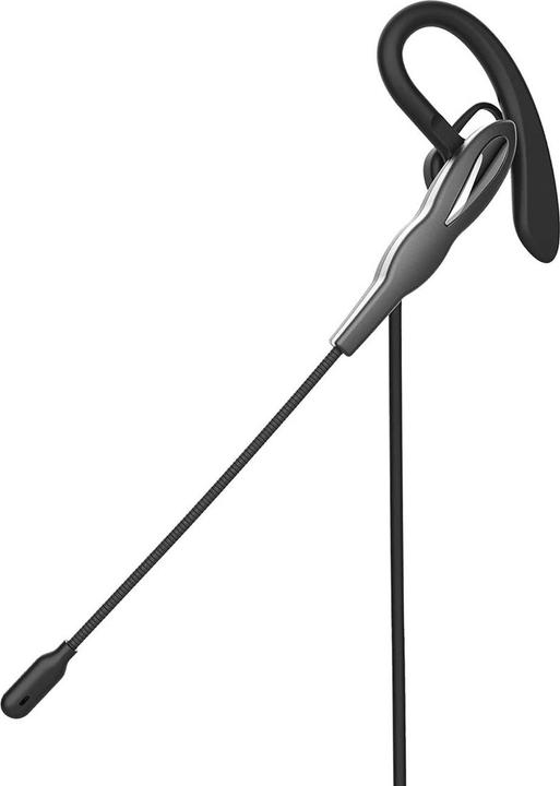Image du produit Nedis Casque pour PC - Écouteur - Mono - USB Type-A/USB Type-C - Microphone pliable - Noir (Filaire, USB-C)