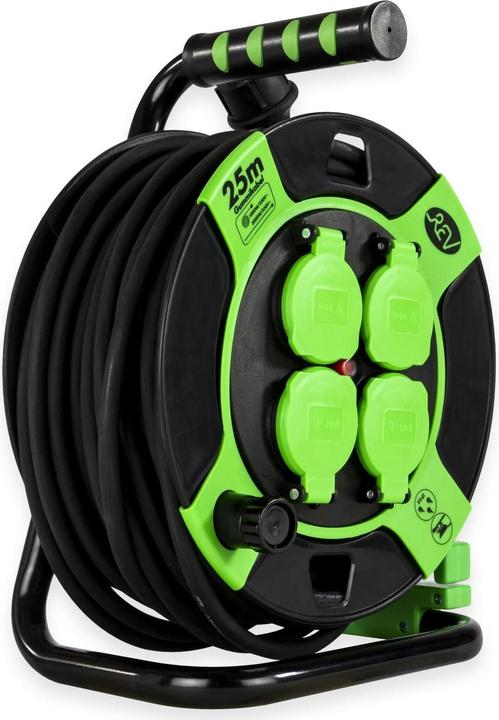 Actual product image REV Cable drum KU H05RR, 4-fold 25 m (25 m)