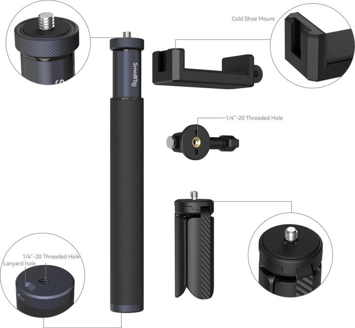 Produktbild SmallRig Selfie Stick Action Cameras