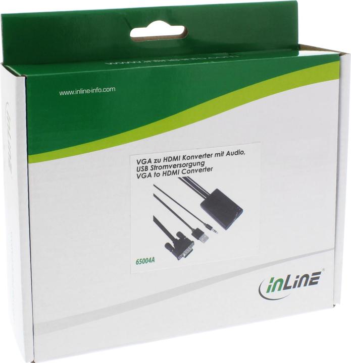 Image du produit InLine Convertisseur VGA+audio vers HDMI
