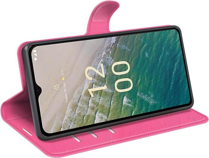 Image du produit Cover-Discount Nokia C32 - Étui en cuir rose (Nokia C32)