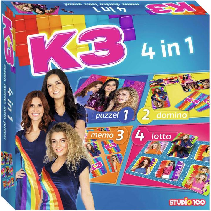 Produktbild K3 4-in-1-Spielebox