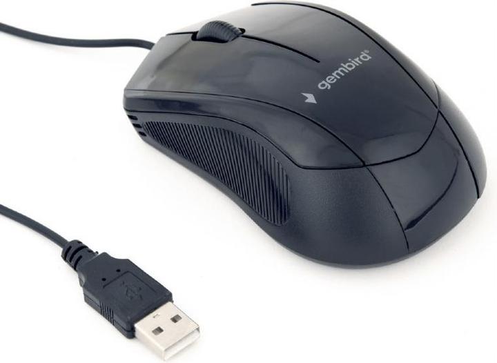 Gembird MUS-3B-02 Mouse Ambidextrous USB Type-A Optical 1000 DPI (Cable)