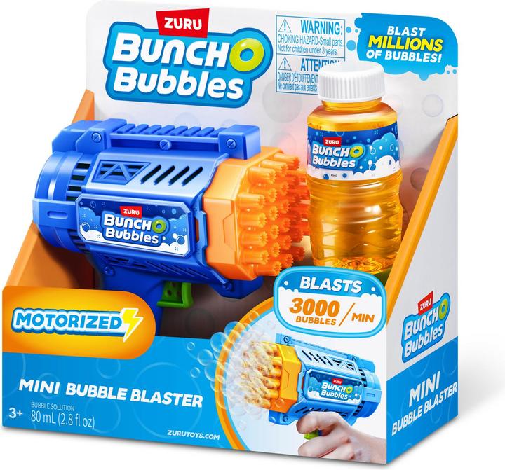 Produktbild Zuru Bunch O Bubbles Kleiner Seifenblasen-Blaster inkl. 1 Flasche Flüssigkeit (elektronisch)