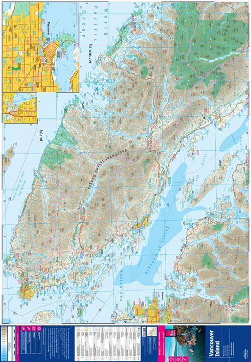 Produktbild Landkarte Vancouver Island (1:250.000)