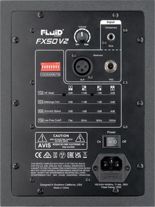 Actual product image Fluid Audio FX50 V2 - Aktywny monitor studyjny (Active, 1 pc.)