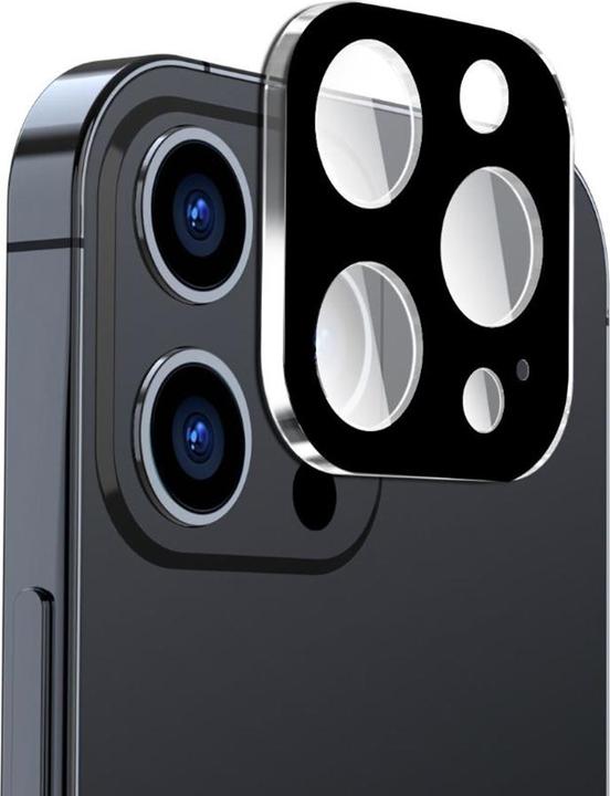 Produktbild Techsuit - Full Camera Glass - iPhone 16 Pro / iPhone 16 Pro Max - Black (Apple iPhone 16 Pro Max, Apple iPhone 16 Pro)