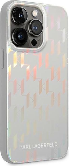 Actual product image Karl Lagerfeld iPhone 14 Pro Max Iridescent Monogram Case (Apple iPhone 14 Pro Max)