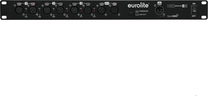 Actual product image Eurolite DMX splitter 8-channel
