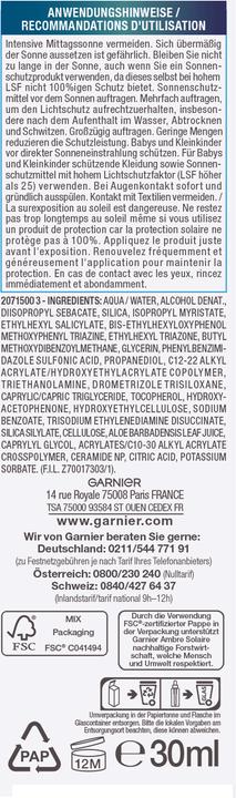 Immagine prodotto Garnier Ambre Solaire Super UV (Crema solare viso, SPF 50+, 30 ml, 111 g)