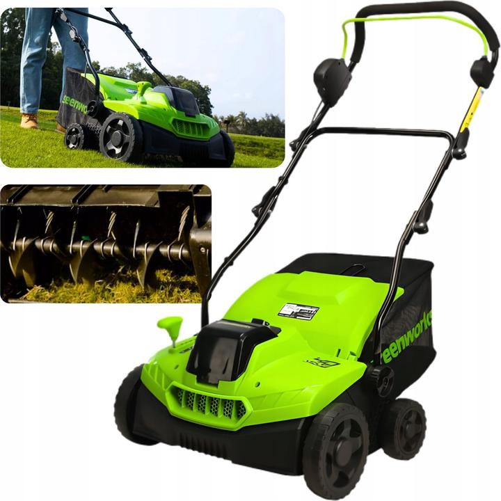Produktbild Greenworks Akku Vertikutierer Ohne Akku und Ladegerät