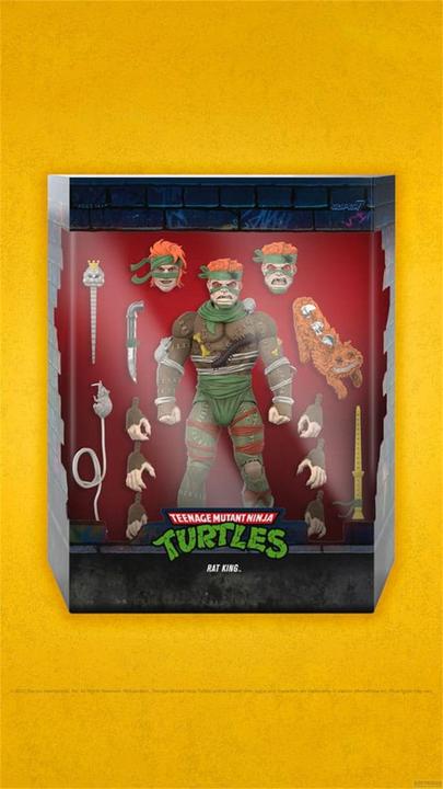 Actual product image Super7 Teenage Mutant Ninja Turtles figurine Ultimates Rat King 18 cm