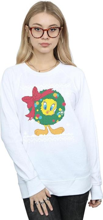 Produktbild Looney Tunes Tweety Pie Christmas Fair Isle Sweatshirt (L)
