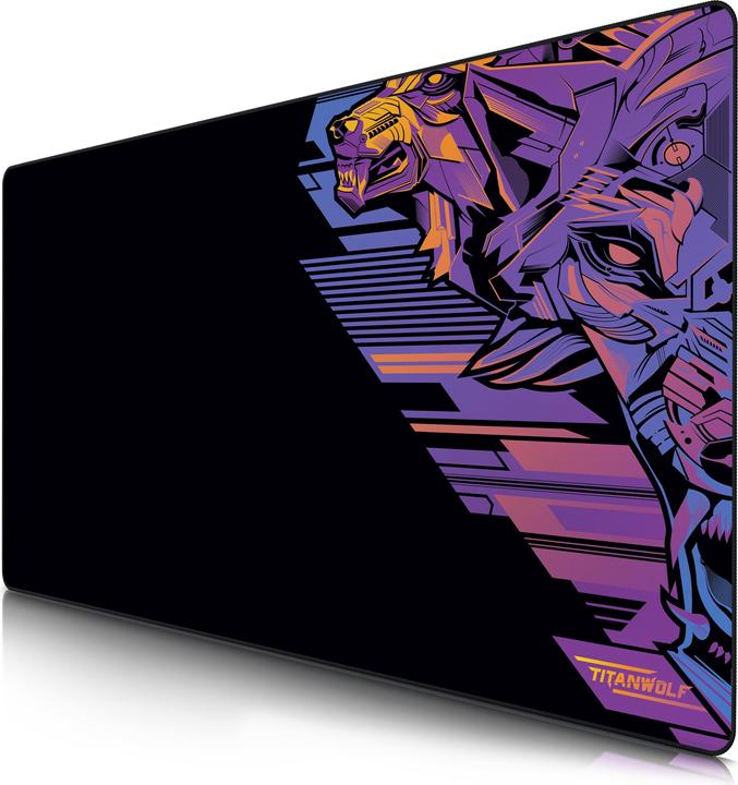 Produktbild Titanwolf Gaming Mauspad, XXXL Speed Mausmatte 1200 x 600 mm, Geschwindigkeit & Präzision, Vector Gradient (3XL)